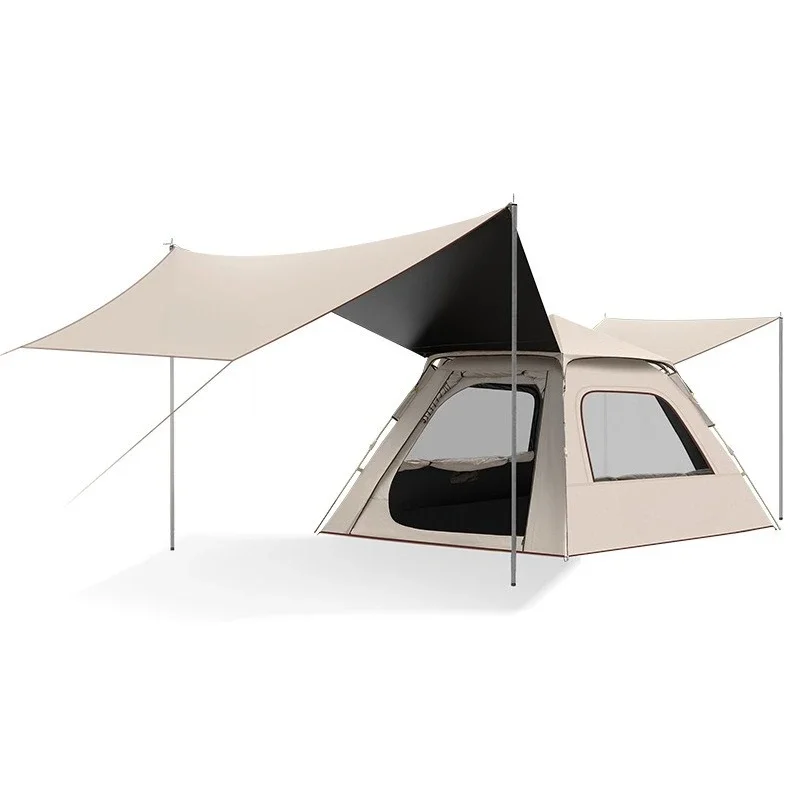 

Camping tent outdoor full set of equipment tent automatic camping tent canopy two-in-one camping overnight equipment