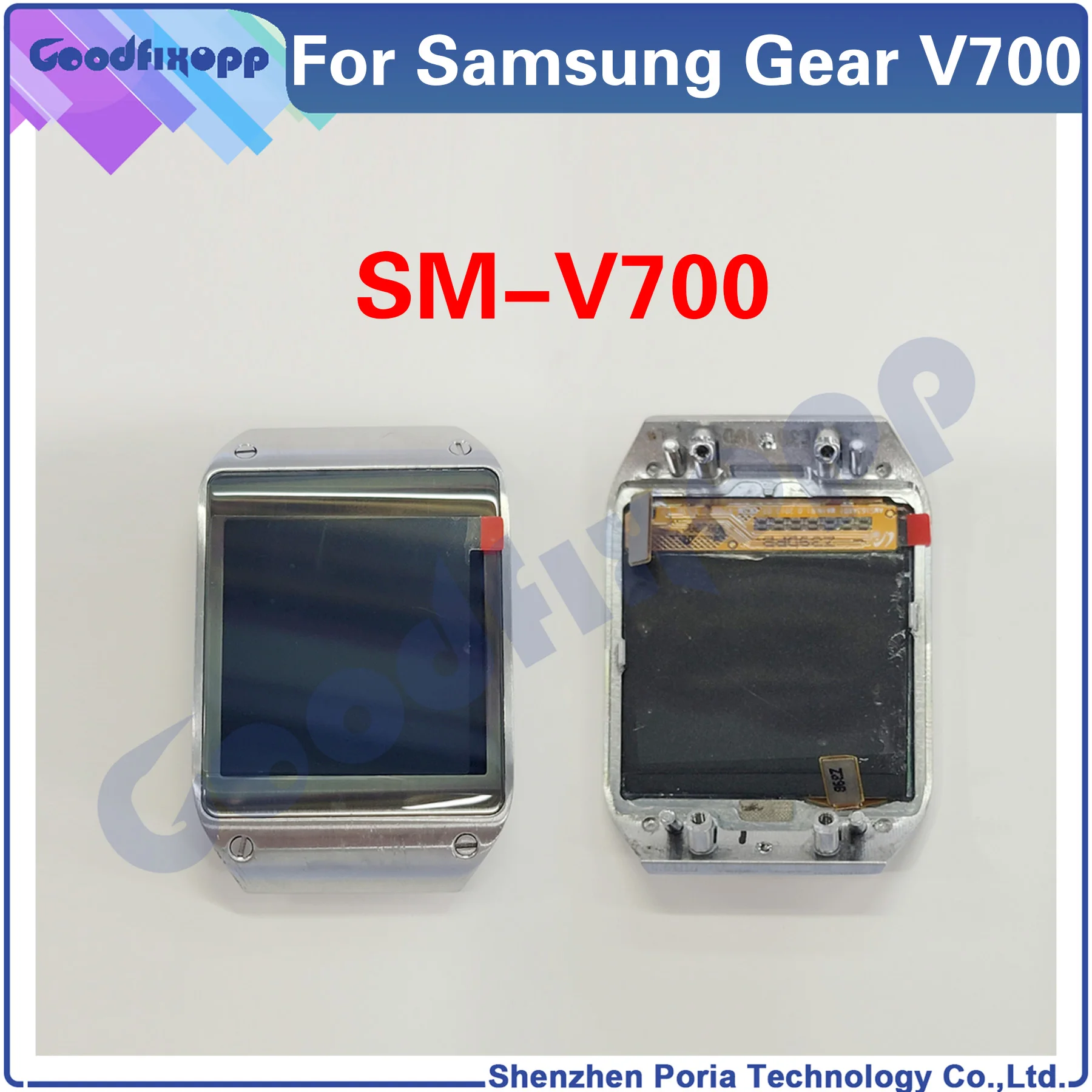 For Samsung Gear V700 SM-V700 LCD Display Touch Screen Digitizer Assembly Repair Parts Replacement