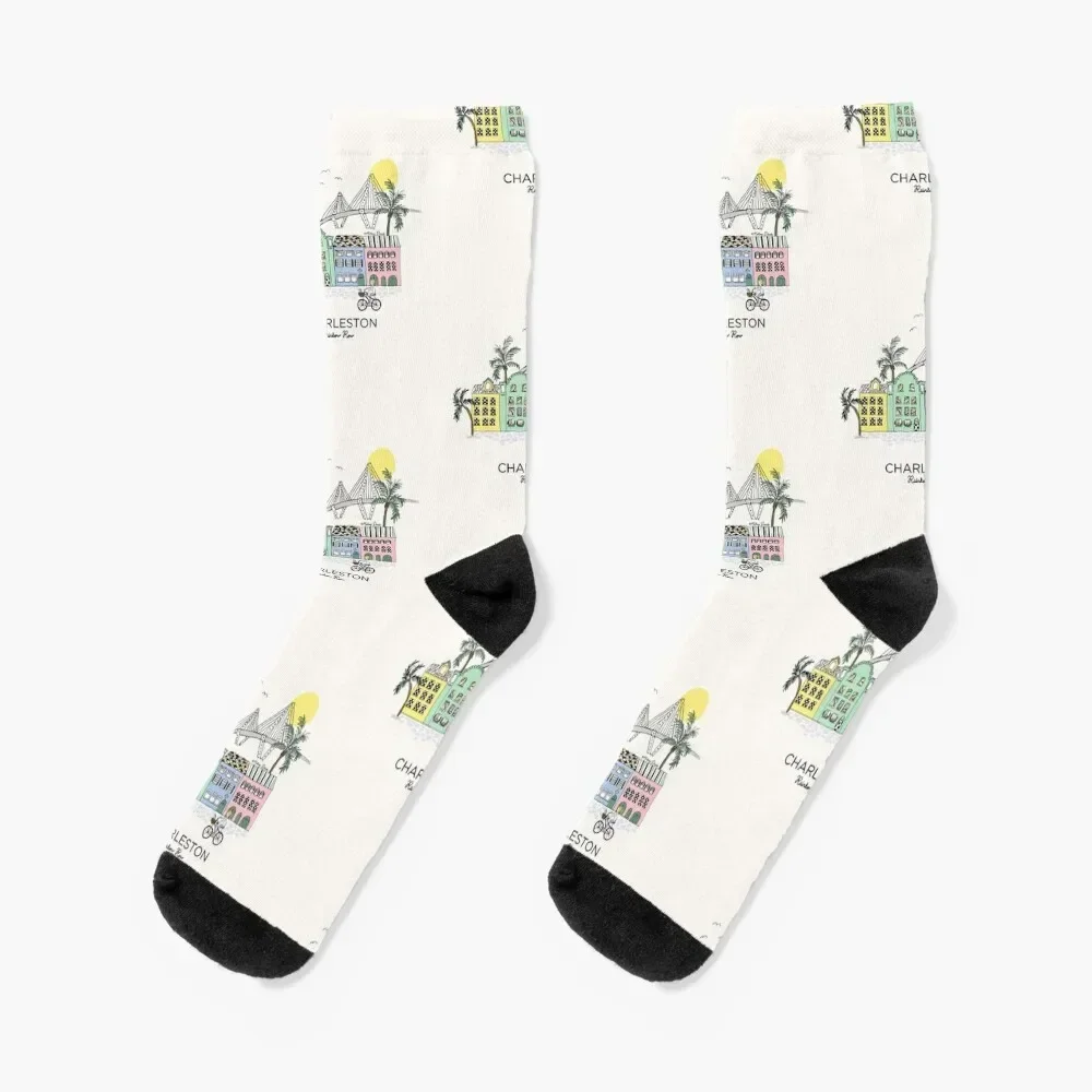 

Charleston, SC Socks anti slip football loose Socks Male Women's