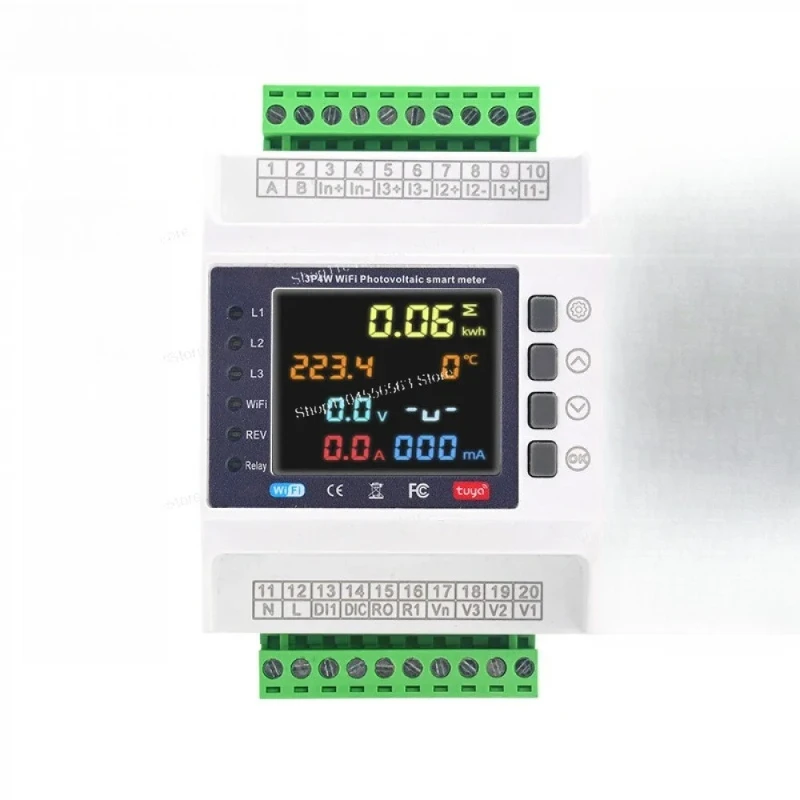 For Smart Energy Monitoring & Protection: WiFi-Enabled 3 Phase Energy Meter Protector - 100/200/1000A, Over/Undervoltage & Curre