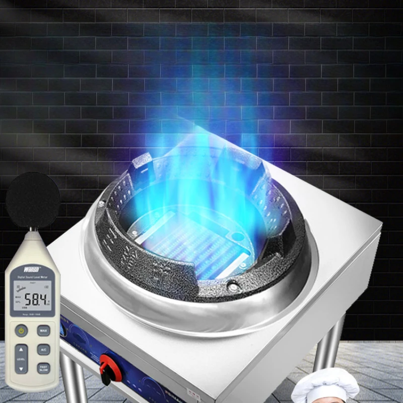 

Commercial fierce fire stove, natural gas, fanless gas stove, silent medium and low pressure liquefied gas desktop