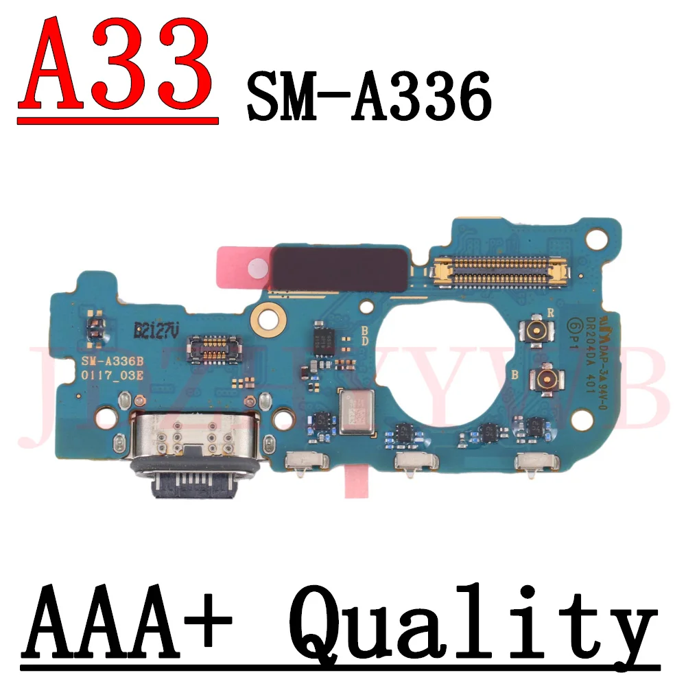 Placa de puerto de carga para Samsung Galaxy A33 5G SM-A336B/DS A336E USB Dock carga rápida conectar placa base Cable flexible principal