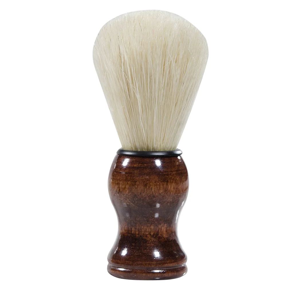 

Wedding Man Shaving Brushes for Men Black Faux Hair Scrunchie Bamboo Styling Beard