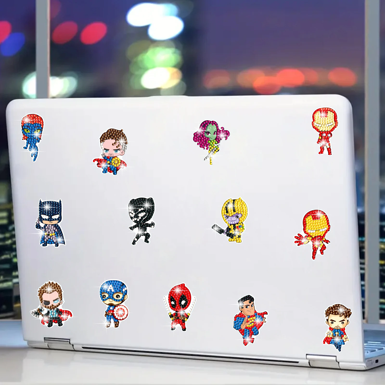Cartoon Hero Children Diamond Painting Handmade Random Point Drill Stick Random Decoration sticker Suit Semi-Finished Product view 5