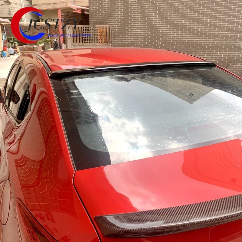 ABS plastic primer color rear tail box wing spoiler auto parts for Mazda 3 Axela sedan 2019 2020 2021
