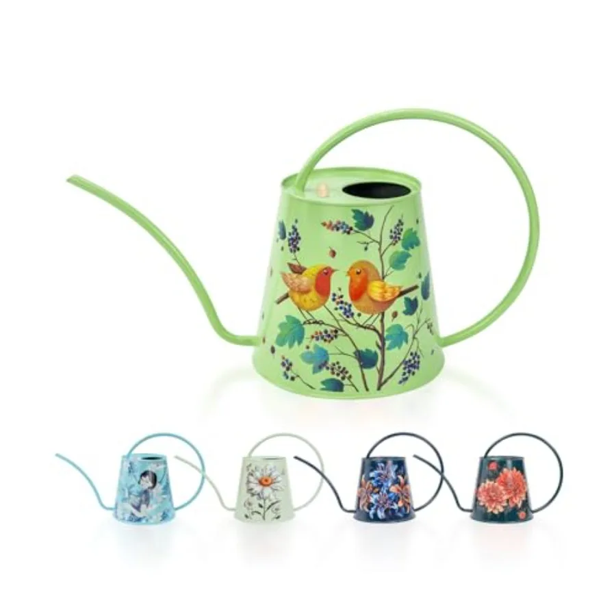 

House Plants Watering Can - Indoor and Outdoor 1/2 Gallon Stainless Steel Water Can with Long Spout Garden Decoration for Flowe