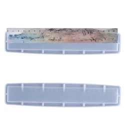 20CM ruler Rectangle Transparent Silicone Mold for jewelry UV Resin epoxy Silicone Mould DIY handmade Craft tool making