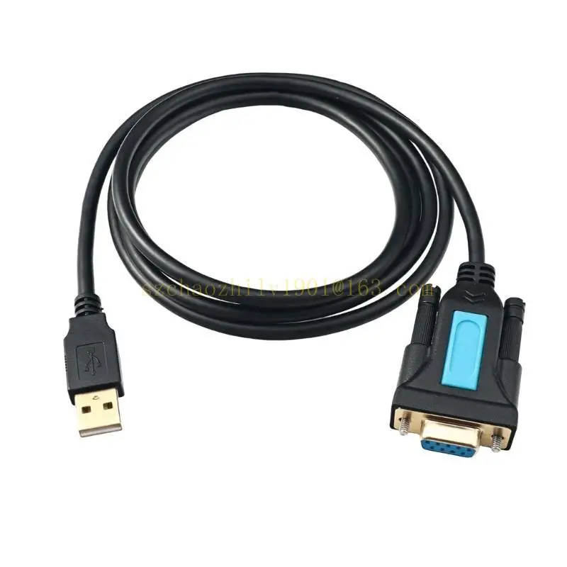 PL2303 칩셋 USB 2.0 수컷에서 RS232 직렬 어댑터가있는 62ka USB ~ RS232 어댑터