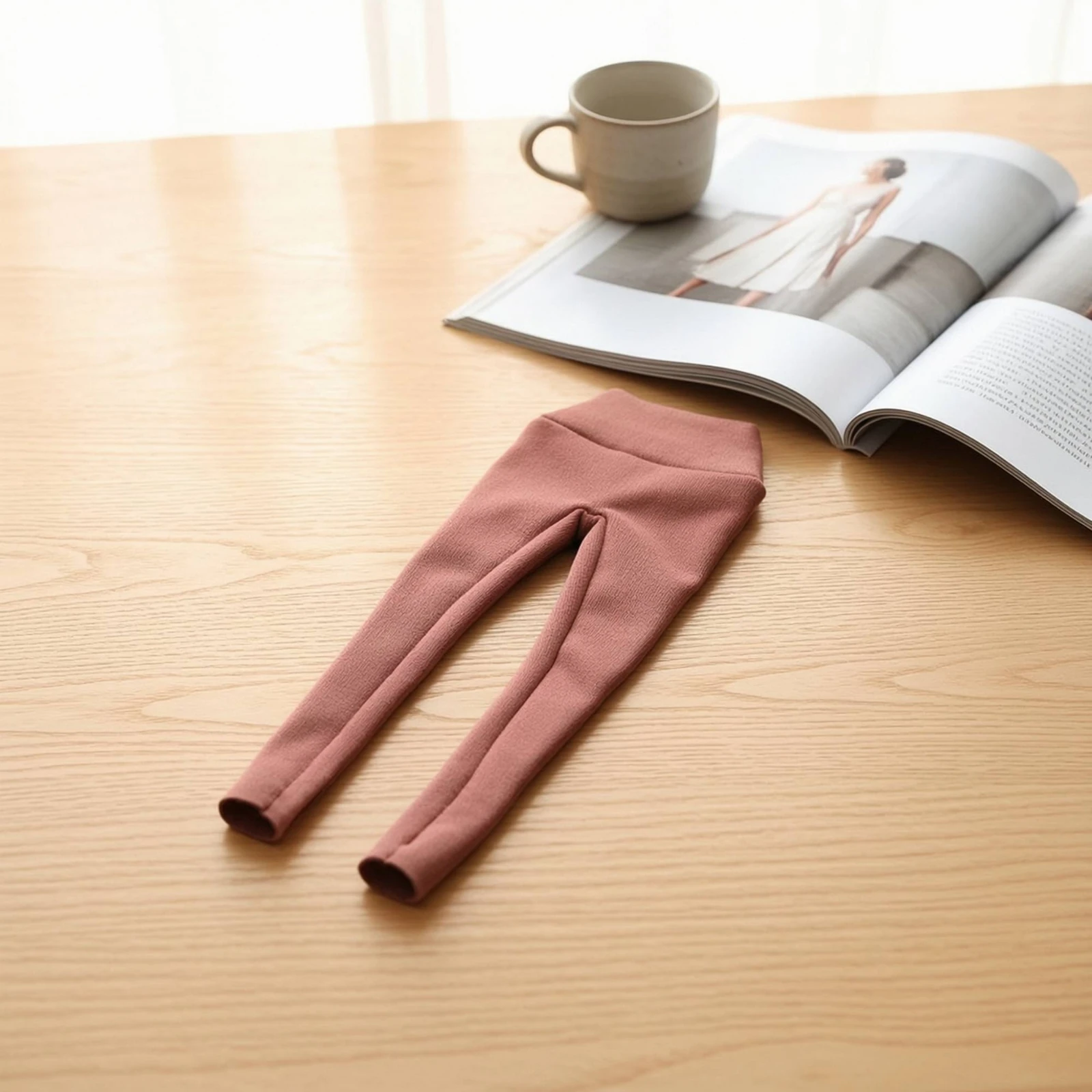 Doll Leggings 1/6 Scale Miniature Leggings Clothing High-Waisted for Customizers