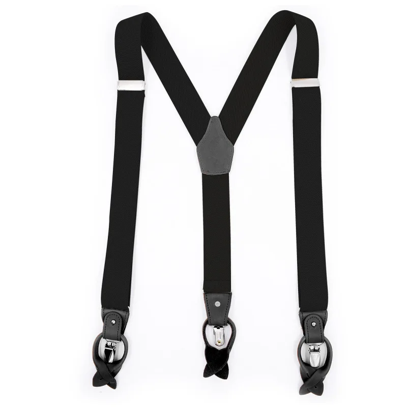 Men's Dual Braces Suspenders with Spaghetti Strap