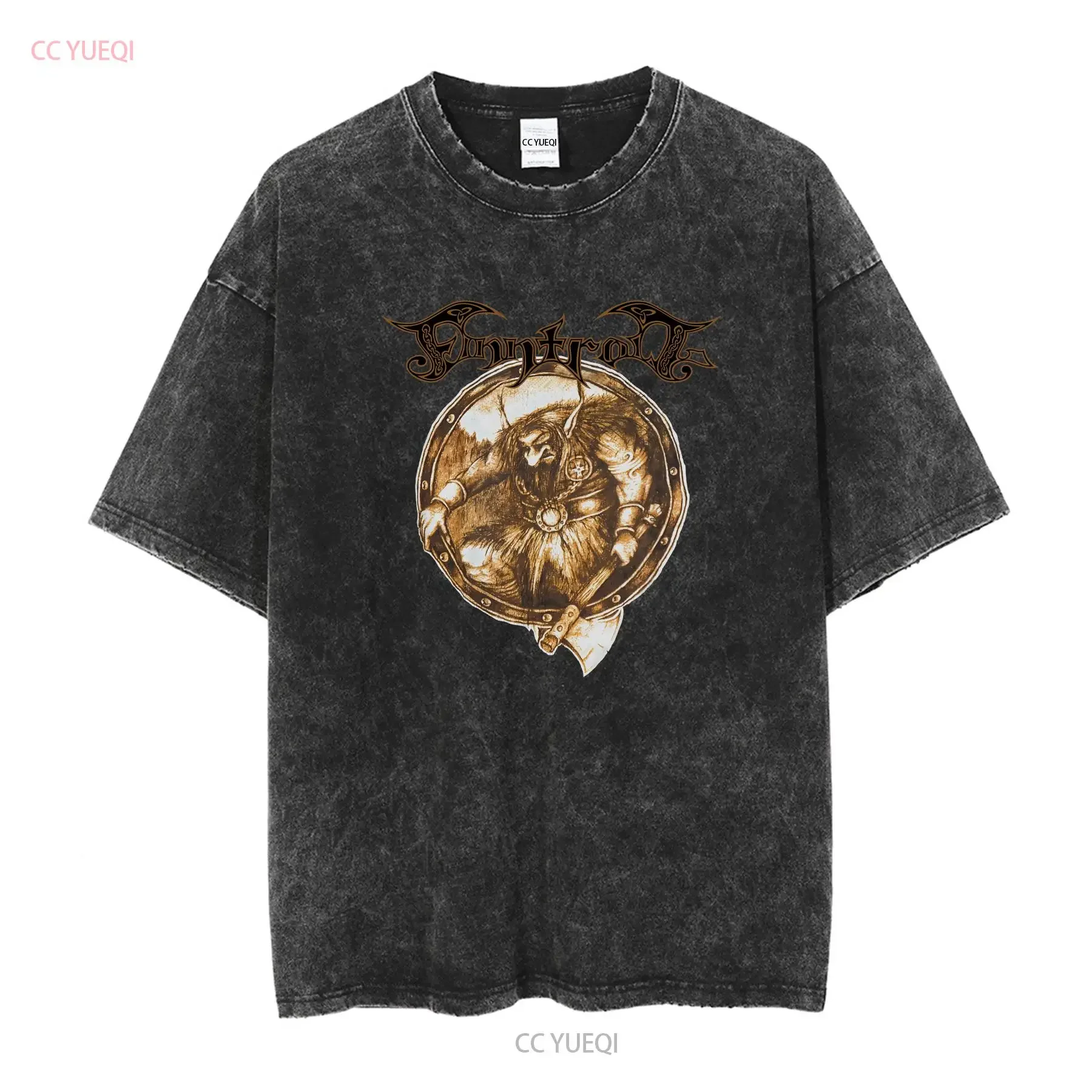 Finntroll T shirt Men Large Black Band Music AK9 long or short sleeves vintage Washed Stretched homme Unisex Comfortable