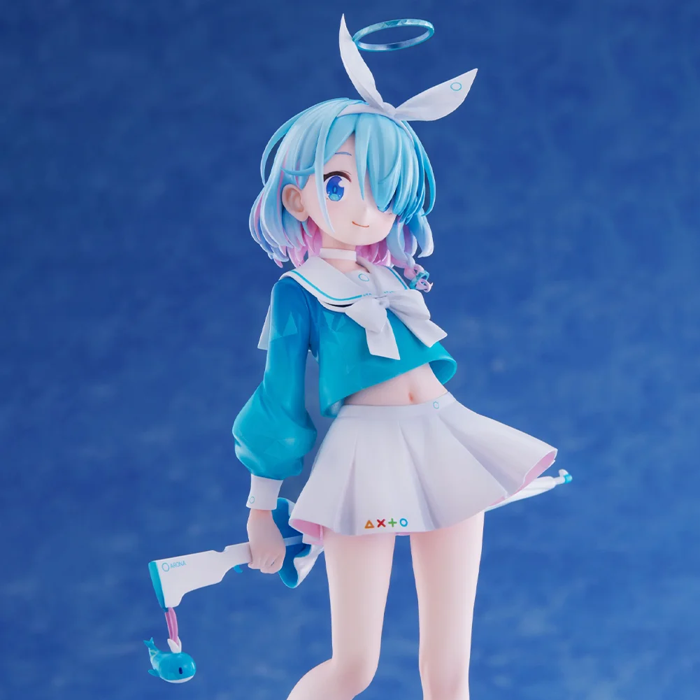 Anime arona figur arona action figur Uniform arona stehende figur PVC Modell Spielzeug Sammlung Statue Geschenk Desktop ornamente