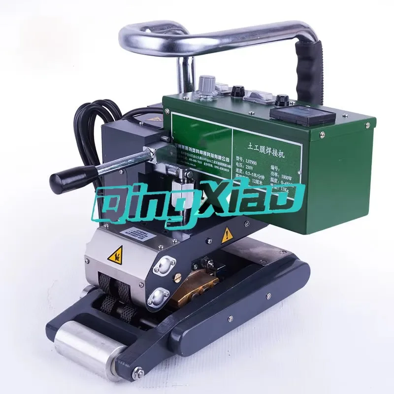 Geomembrane Welding Machine Adjustable Temp Speed Engineering Anti Seepage Automatic Welding HDPE Waterproof Board Crawler Welde