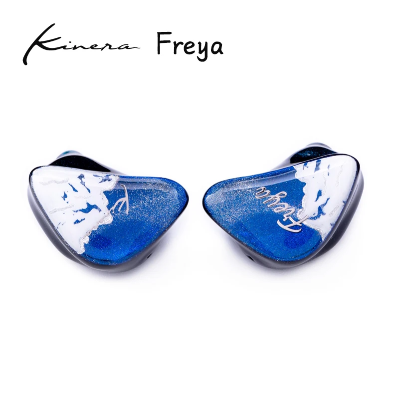 KINERA Freya 3BA+1DD In Ear Earphones Hybrid Hand Painted Earbud HIFI DJ Monitor Headset