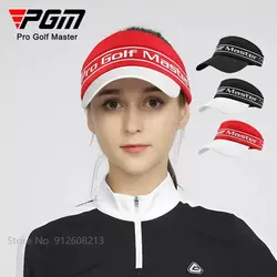 PGM Women Sunscreen Peaked Cap Anti-UV Golf Sports Caps for Ladies Outdoor Sun Shade Hats Female Casual Anti-sweat Empty Top Hat