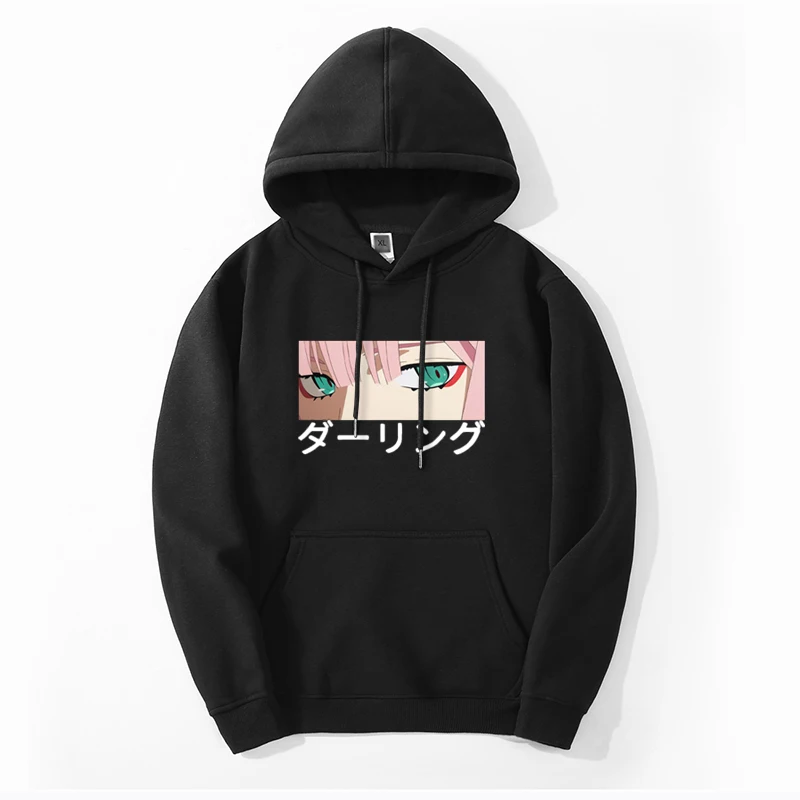 

02 Girl Anime DARLING In The FRANXX Anime Girl Hoodie Men/women Graphic Sweatshirt Fashion Harajuku Crewneck Moletom Hoody