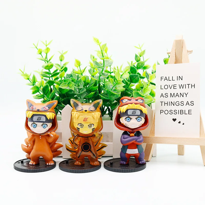 Figur Aksi Seri Pajamars Naruto Bnfigureq Blind Box Model Sasuke Kakashi Desain Kostum Dekorasi Hadiah Natal Mainan