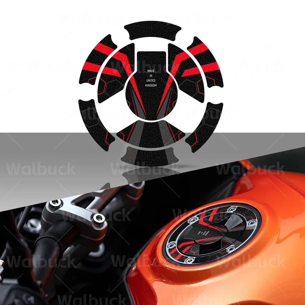 

Для Trident 660 Tiger 660 850 900 Speed Triple RS 1050 Daytona 660 Street Triple 765 мотоциклетная наклейка на бак, газовая крышка