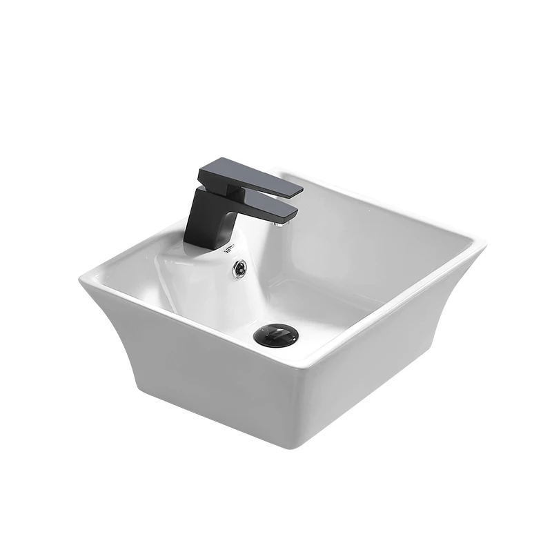 

Deepen the square basin balcony washbasin household ceramic Nordic art bathroom