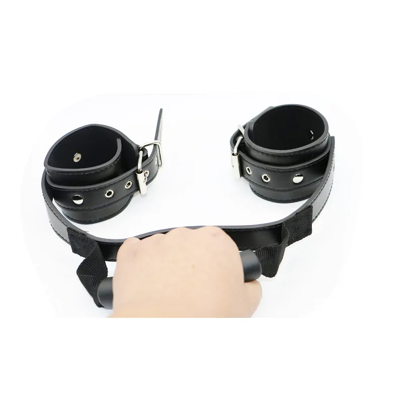 

SM Hand Restraint Adult Toys BDSM Handcuffs Sex Toy Fetish Backhandcuff Hand Restraint Harness Bondage Gear Gothic Rave Set