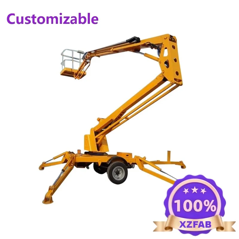 Factory Direct 2026 Self Propelled 30M Spider Telescopic Articulated Boom Lift CE Certified High Stability for Construction Main