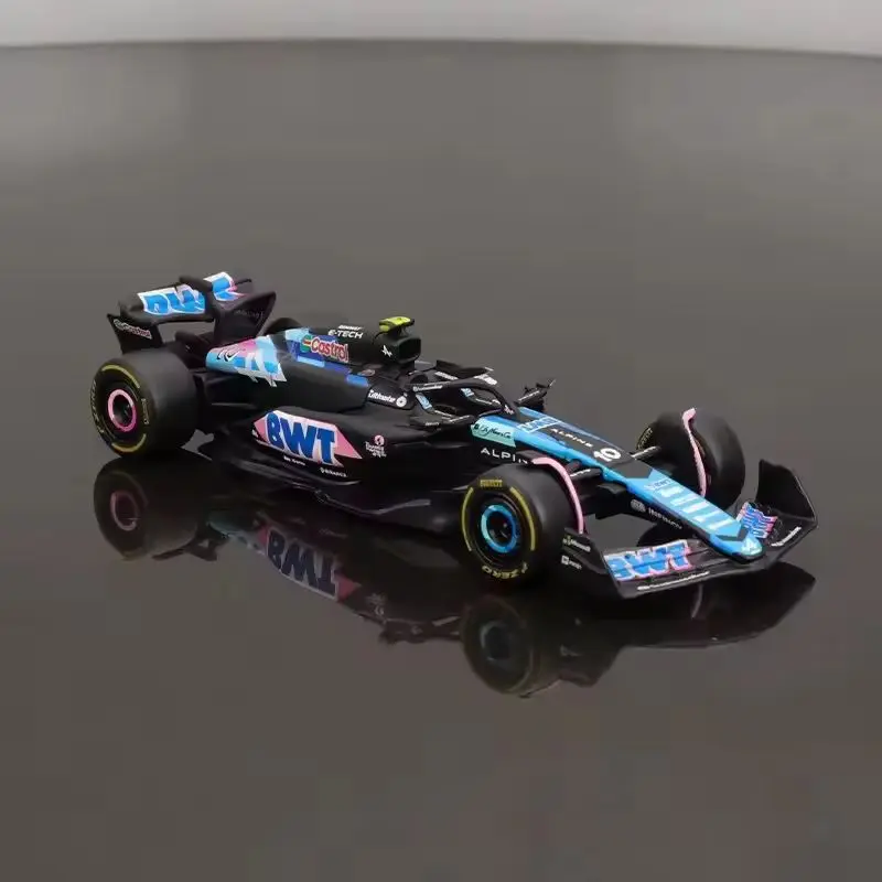 Hot In Stock 2024 Bburago 1:43 F1 Bwt Alpine A524 Japanese Gp Alloy Miniature Diecast Model #10 #31 F1 Car Model Custom Toy Gift