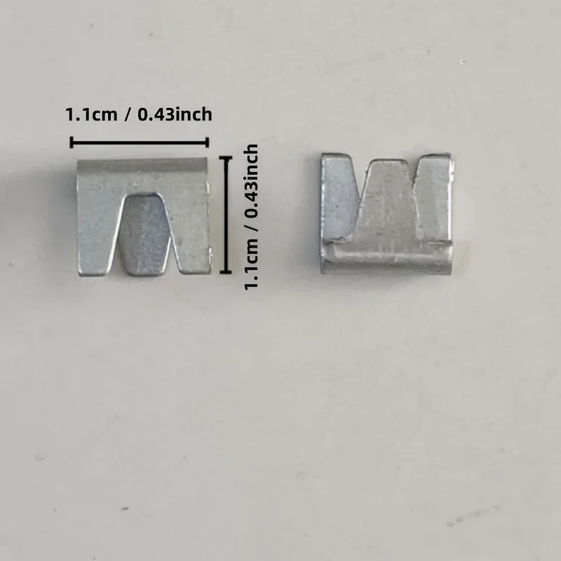 300PCS Stainless Steel Pet Cage Fastening Clip, Metal Pet Cage Fastening Connector, Binding Wire, Suitable for Repairing and Ass