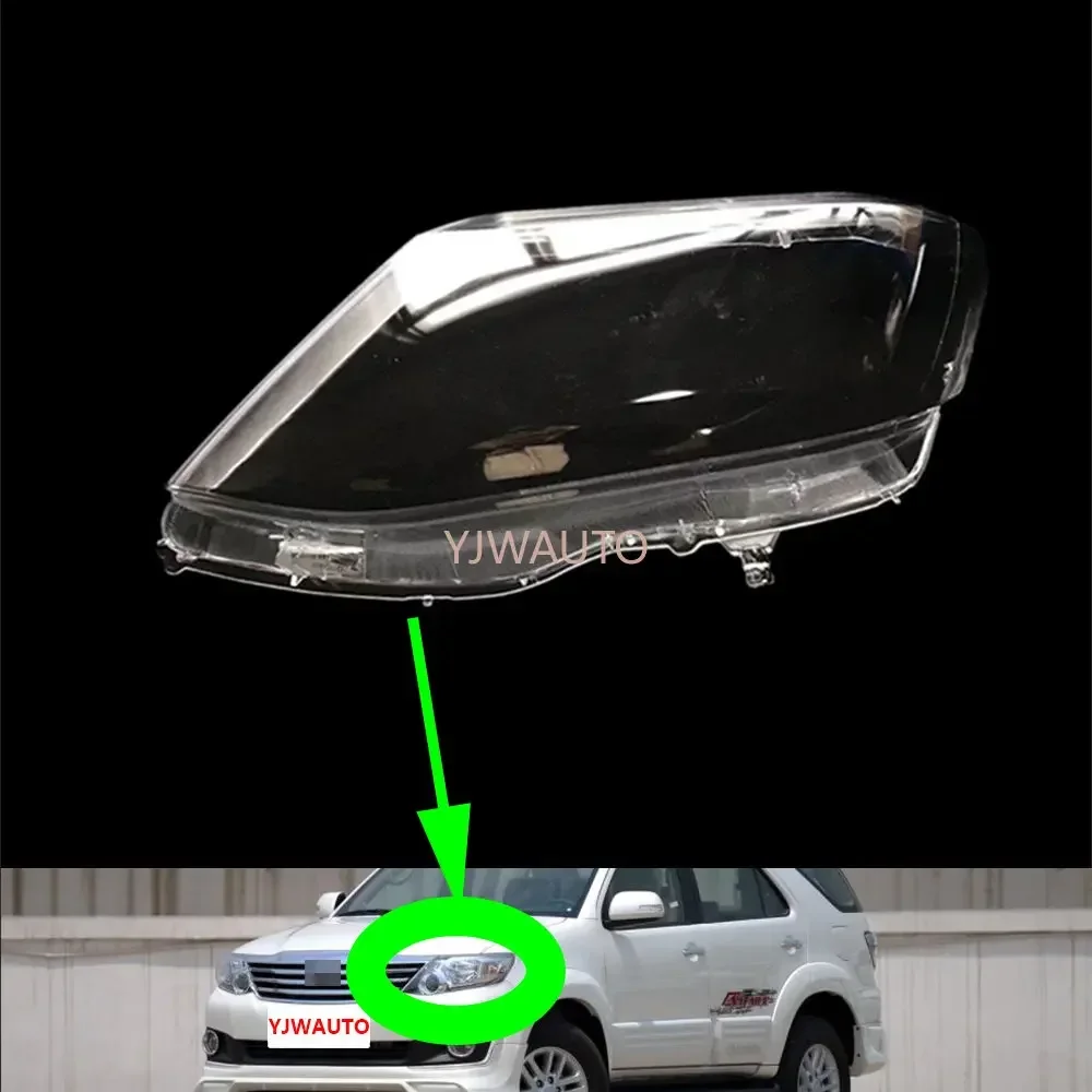 

Для Toyota Fortuner 2012 2013 2014, крышка фары, автомобильная фара, линза, стекло, замена переднего абажура, плексиглас, авто корпус