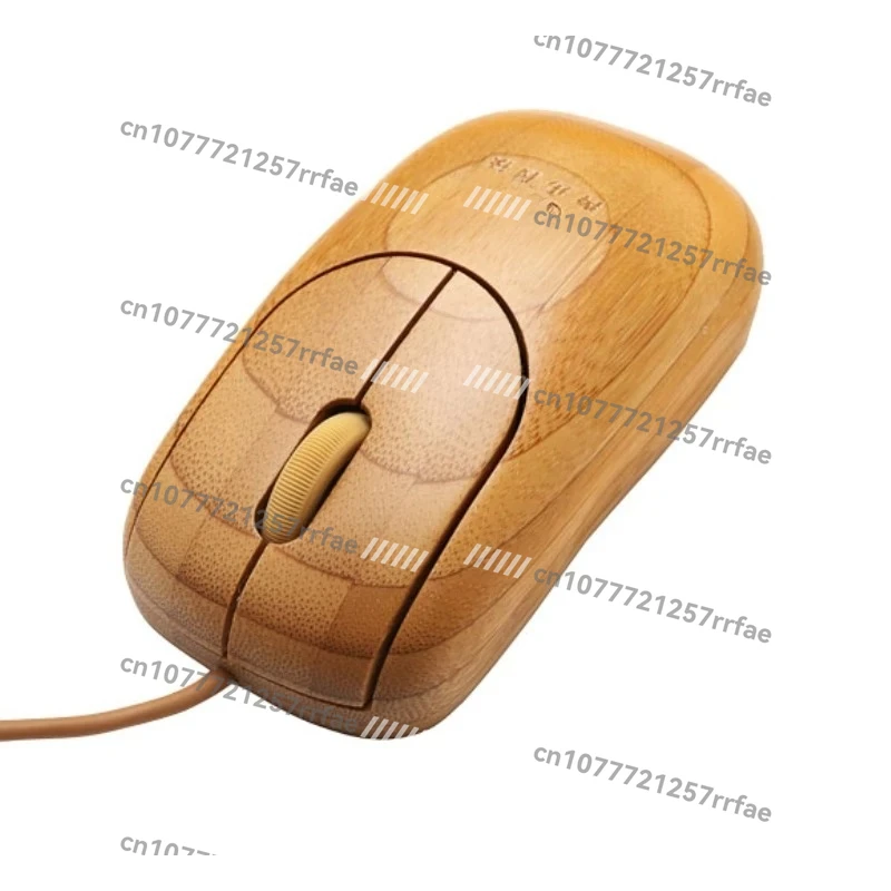 

Digital Flagship Store Bamboo Mouse Wired Home Office Delicate Old-Timey Suitable for the Elderly Children Novel Mouse Bamboo