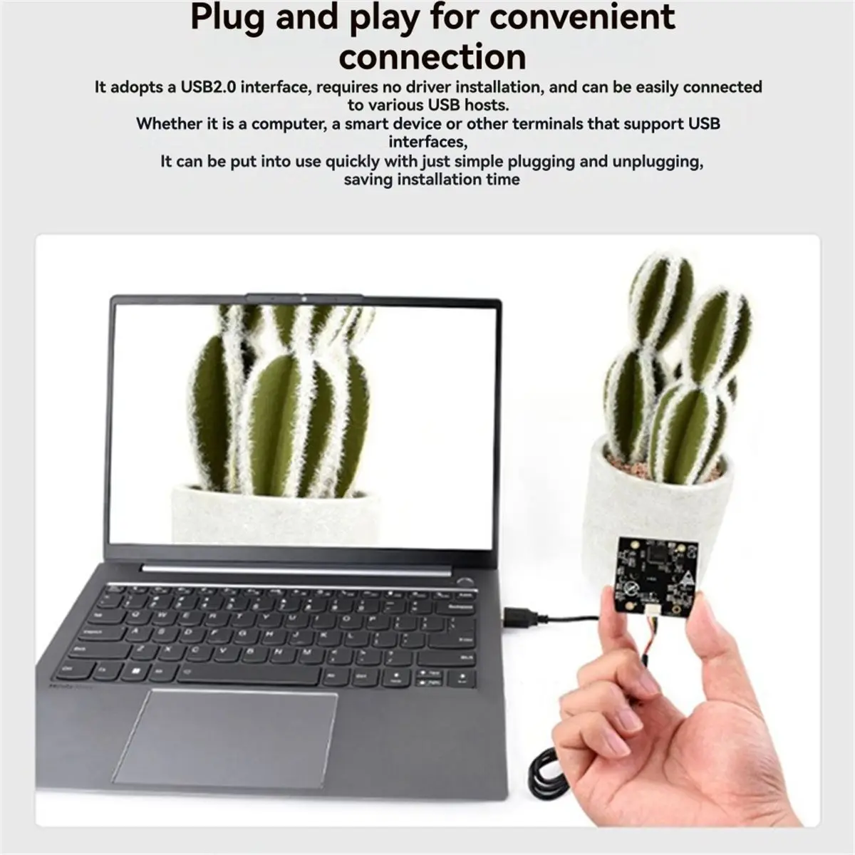 

Рекламный модуль камеры 8 МП Модуль камеры USB 2.0 OS08A10 Датчик изображения Модуль монитора Plug and Play