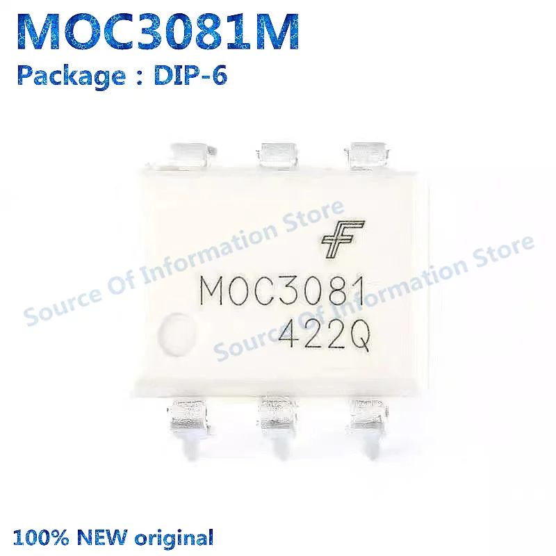 

10Pcs, MOC3081M DIP-6 Optocoupler Chip, 100% New