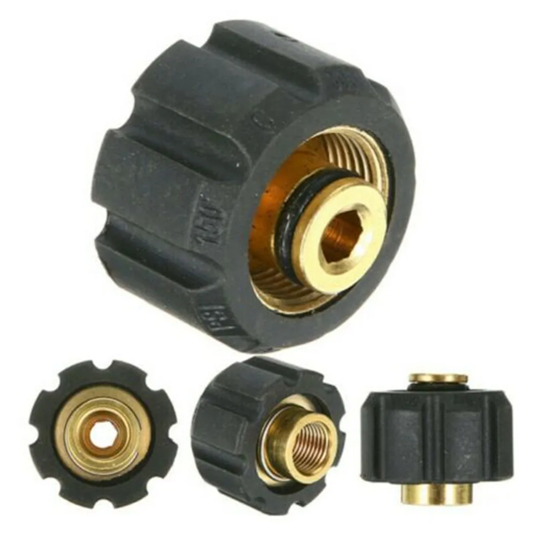 Convenient Pressure Washer Hose Lance Fitting Coupler for Karcher Pressure Washer M22 X 14 Adapter (80 Characters)