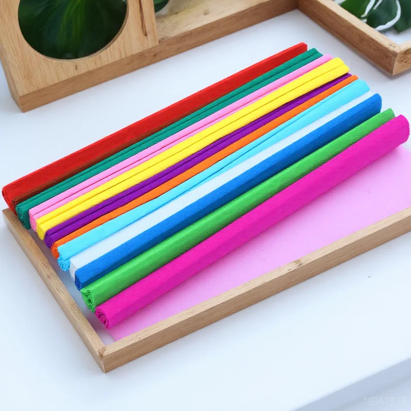 

12 Rolls Flower Wrapping Paper Premium Durable DIY Crepe Paper for Gift Wrapping Flower Bouquet Craft Party Supplies