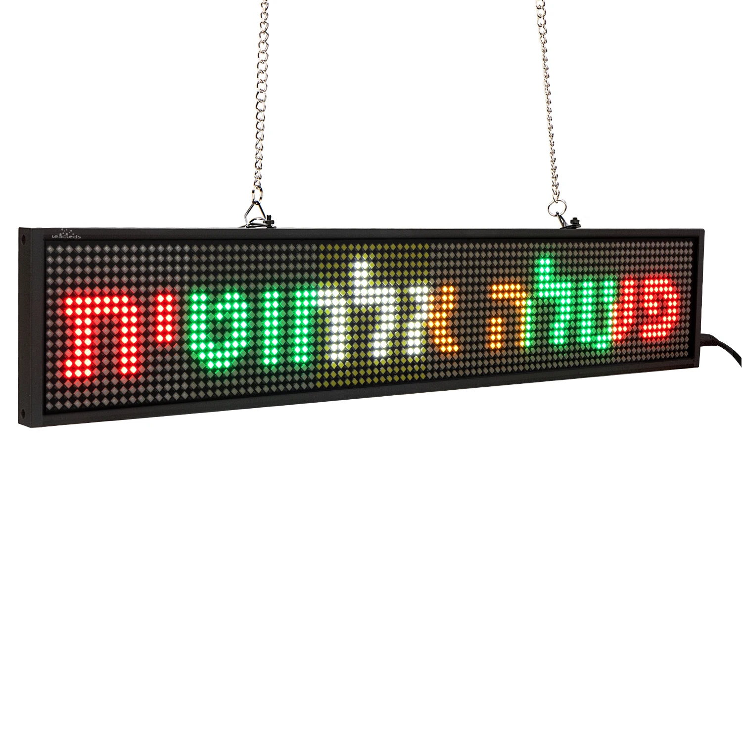 P5 50CM RGB 12V Car Led Sign Display 16*96 Pixel Advertising Panel Indoor  Window Scrolling Message Board Billboard Text Display