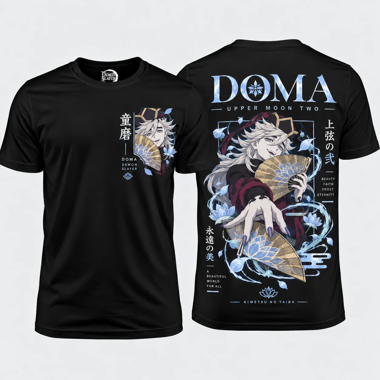 Demon Slayer Shinobu Anime Cartoon Tee T Shirt Men's Women's Retro Edgy Cool Graphic Print Oversized Short Sleeve Streetwear Top