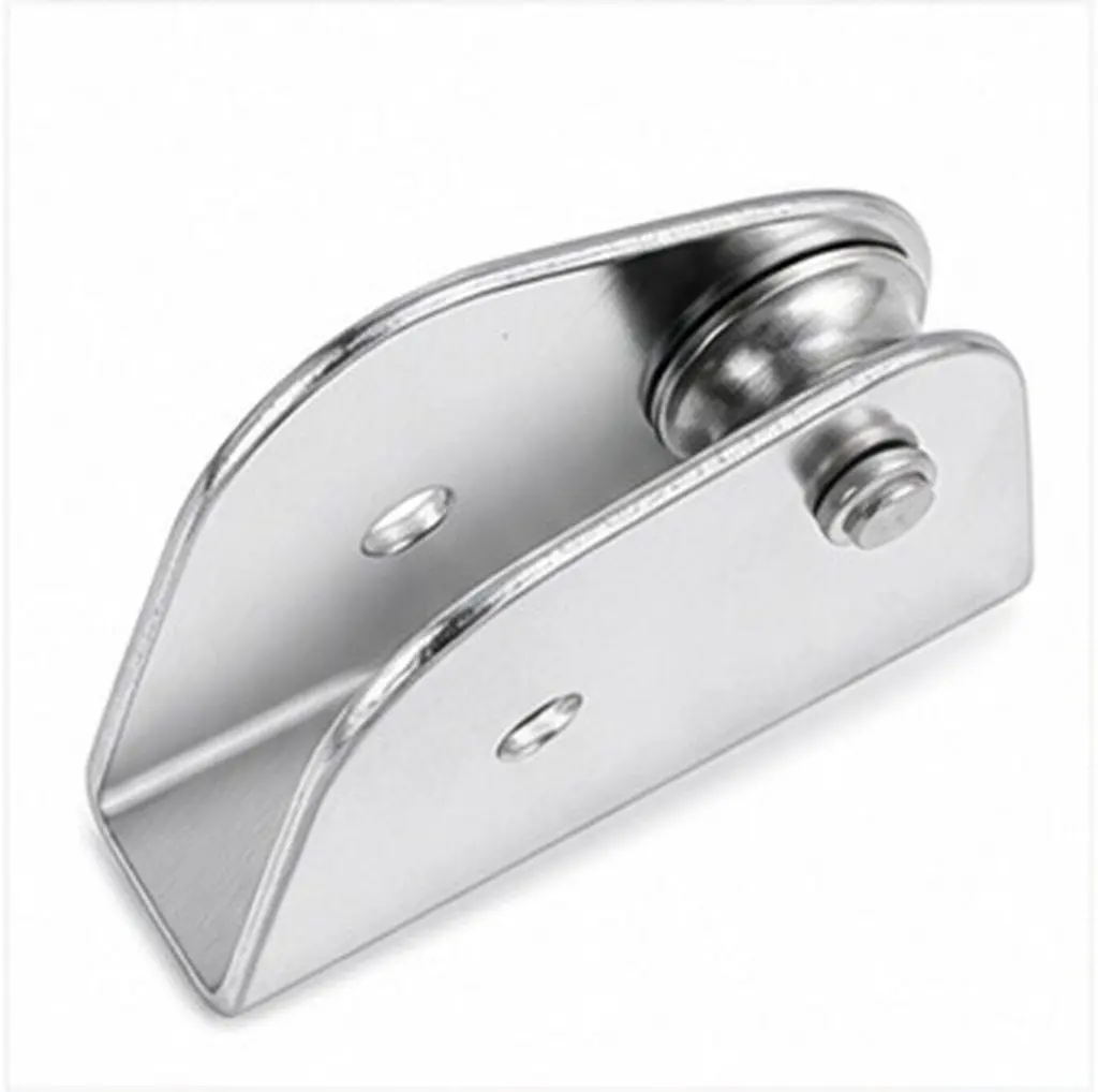 2Pcs Stainless Steel Flagpole Pulley Heavy Duty Bearing System Outdoor Flag Lifting Accessories Flag Cable Replacement Hardware
