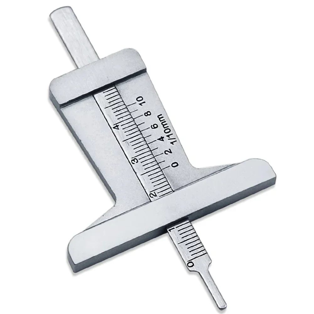Vernier Depth Gauge 0-30mm 0-50mm 0-60mmCar Tyre Tire Tread Depth Gauge Meter Ruler Caliper Measuring Tools