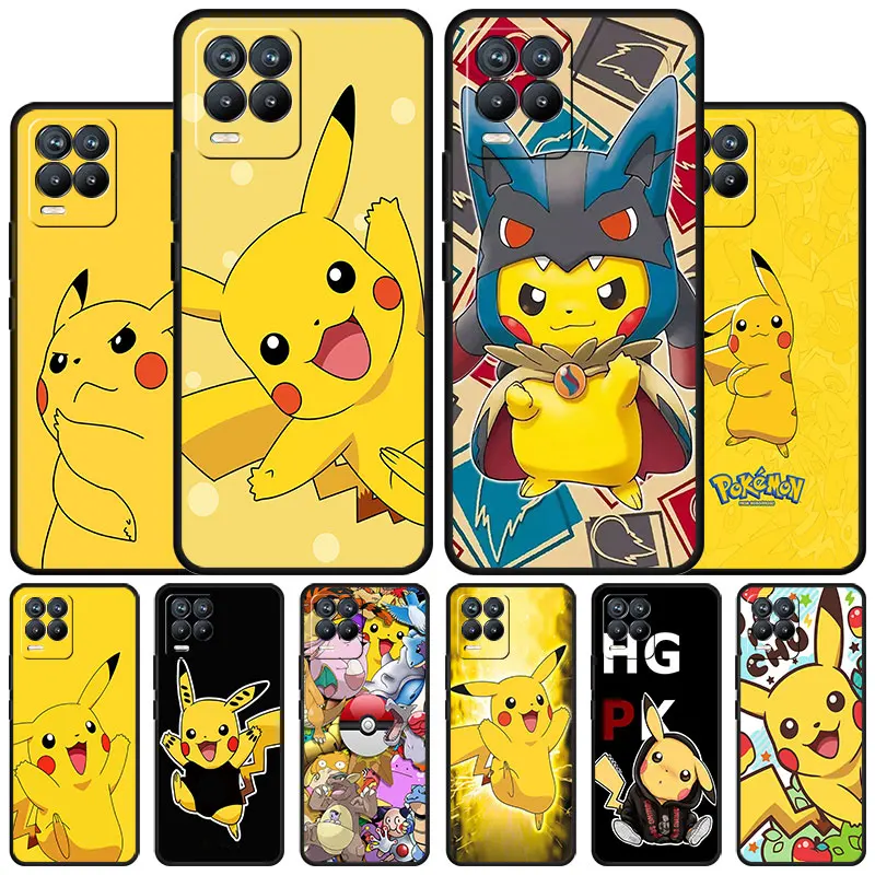 Pokemon Pikachu Phone Case for Redmi K40 Pro 10C 8A 7A 9T K50 9A 10A 9 10 9C 6 7 8 K40S K50 Pro K50 TPU Soft Coque Cover