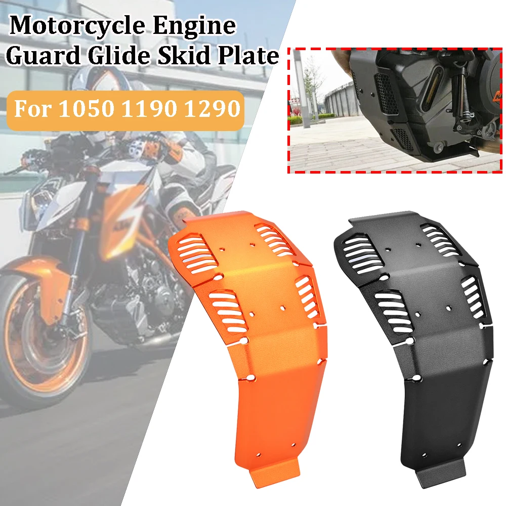 Motorcycle Engine Glide Skid Plate Guard Protector Cover For K-TM 1050 1190R 1190 R Adventure 1290 Super Adventure ADV 2015-2016