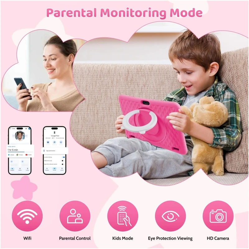 

J11 Type-C Android 13 Tablet 10.1 INCH Allwinner A523 CPU 4GB+64GB WIFI Octa-Core Dual Camera Gift Stand Silicone Case