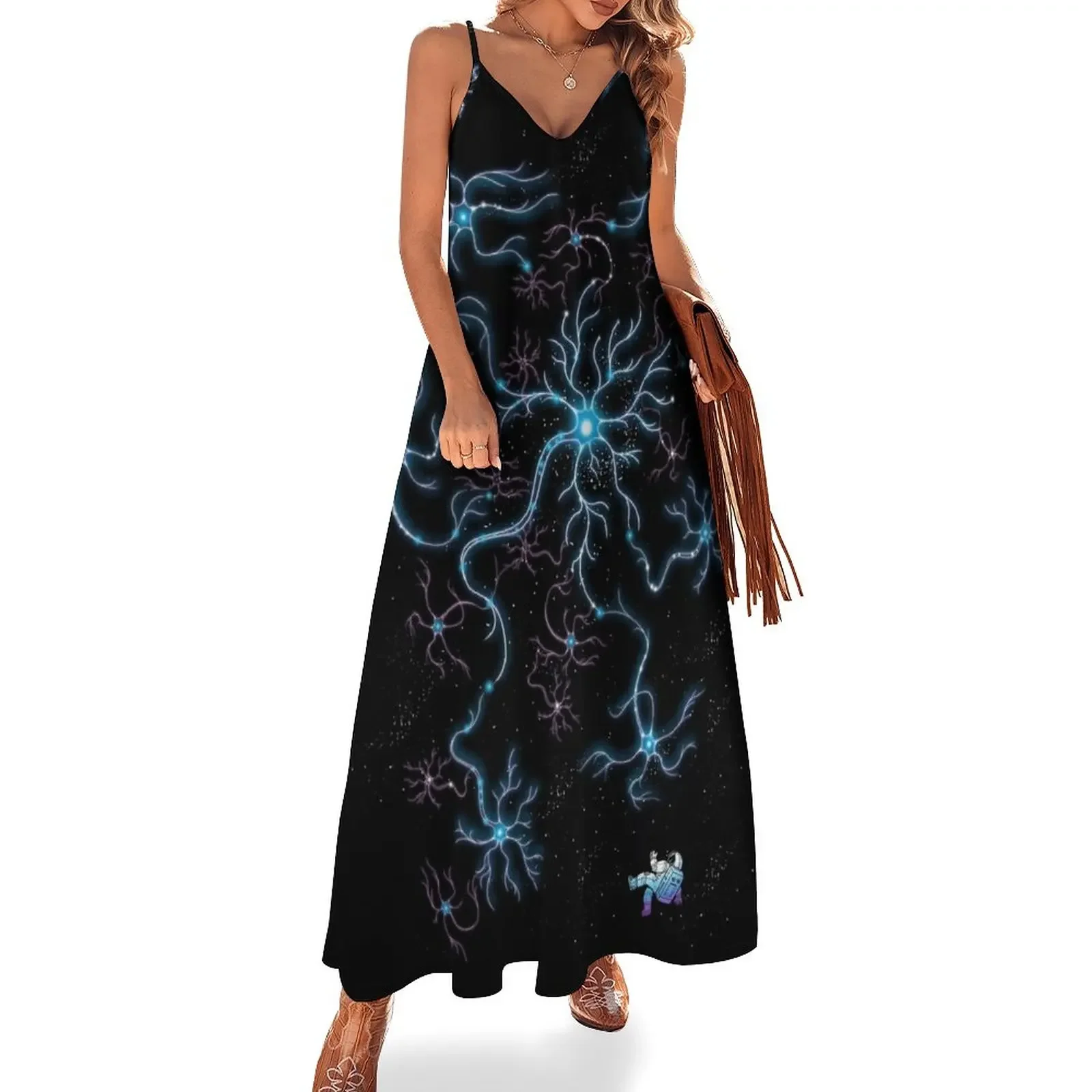 

Neuron Galaxy Sleeveless Dress elegant party dresses for women 2025 Dress for pregnant women Dress