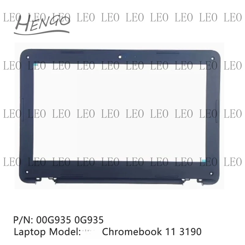 

SS New For Dell Chromebook 11 3190 LCD Front Frame Bezel B Shell Black 00G935 0G935