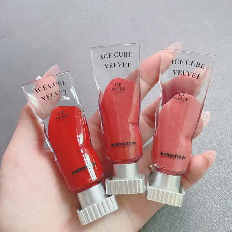 【HBA】Lce Crystal Matte Lip Gloss Rossetto Idratante a lunga durata Shine Trucco per prodotti per il trucco regalo Cura delle labbra