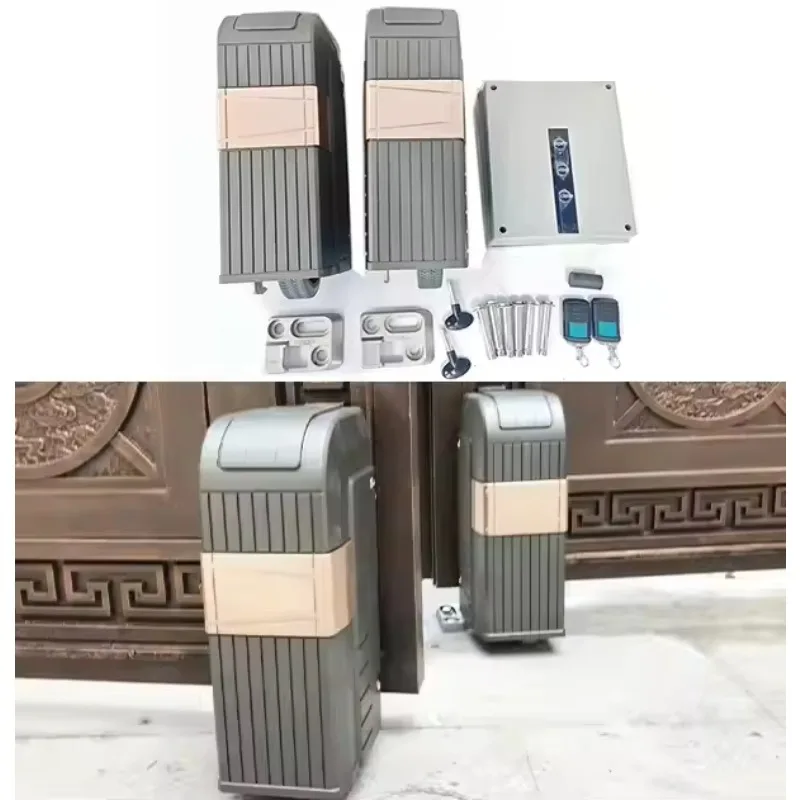 

Heavy Duty 600kg*2 Rolling Fence Driveway Dual Swing Gate Opener DC 24V Automatic Gate Opener