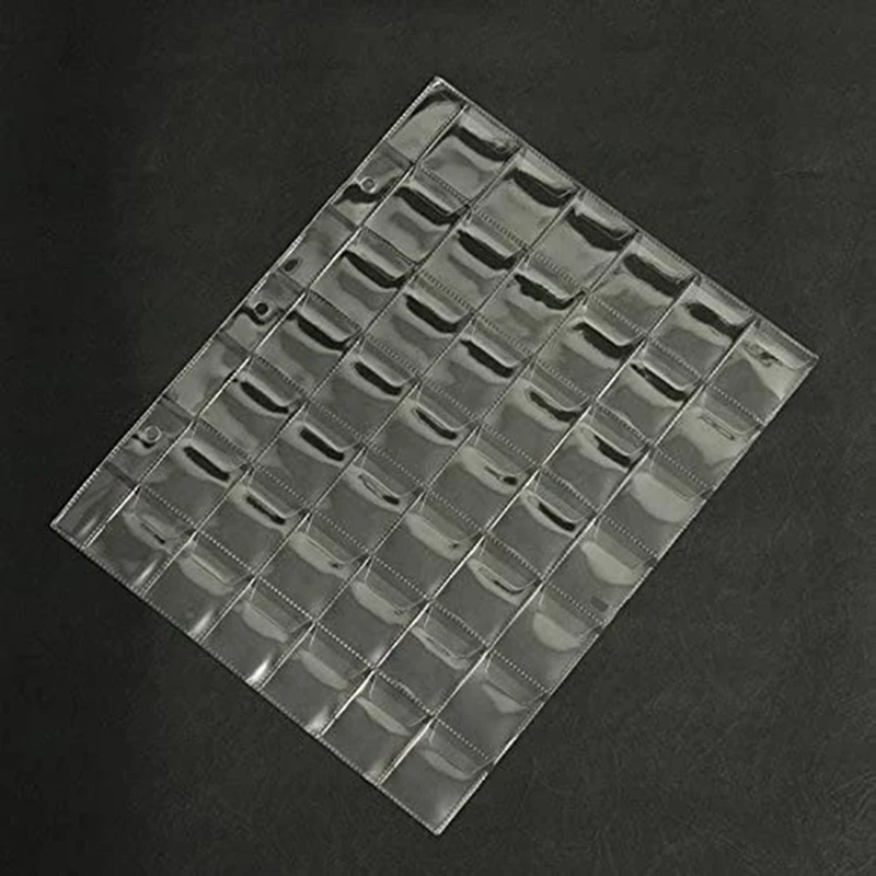 30 PCS 42 กระเป๋าใสเหรียญโฟลเดอร์แผ่นเก็บเงินคอลเลกชันอัลบั้ม Creative PVC อัลบั้มเกมส์สะสม