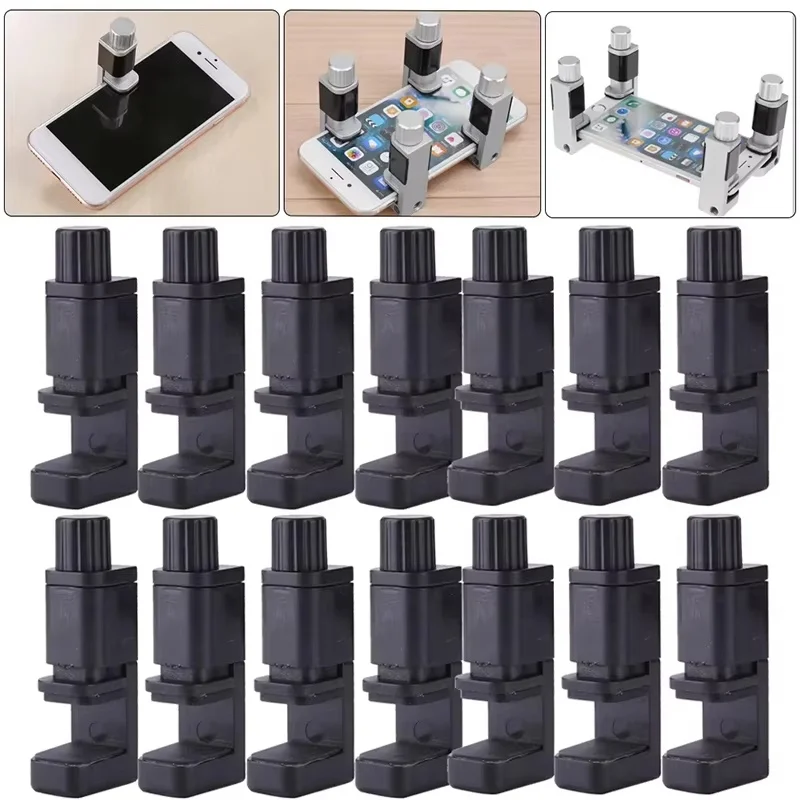 4/16pcs Mobile Phone Repair Clamps Adjustable Cell Phone Screen Refurbish Tools Screen Fastening Clamps For iPhone Huawei iPad