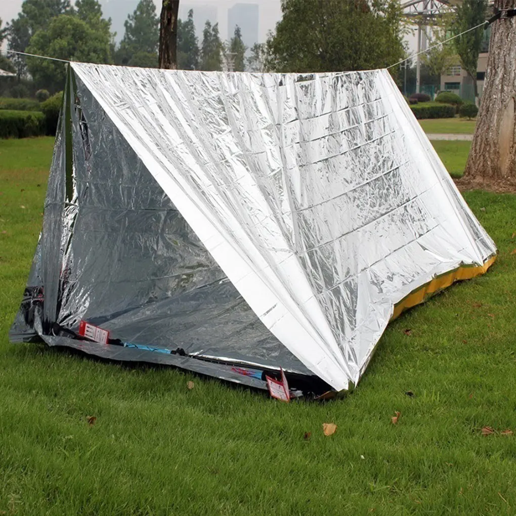 Outdoor Camping Hiking Emergency Blanket Waterproof Heat Insulation Survival Rescue Blanket