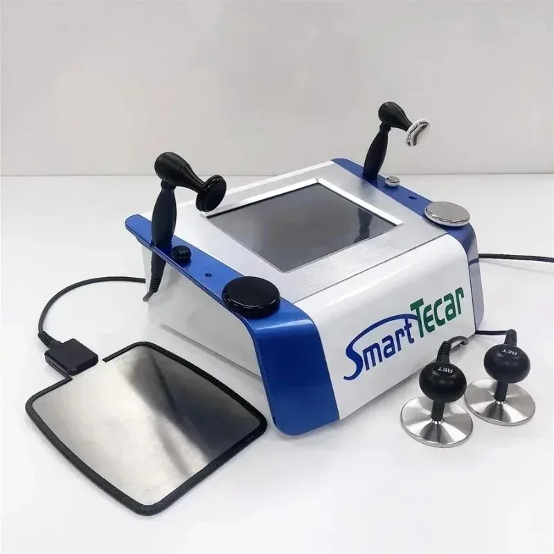 

Deep Heat RF Tecar Therapy Machine - CET RET Diathermy Physiotherapy Device for Pain Relief & Skin Tightening
