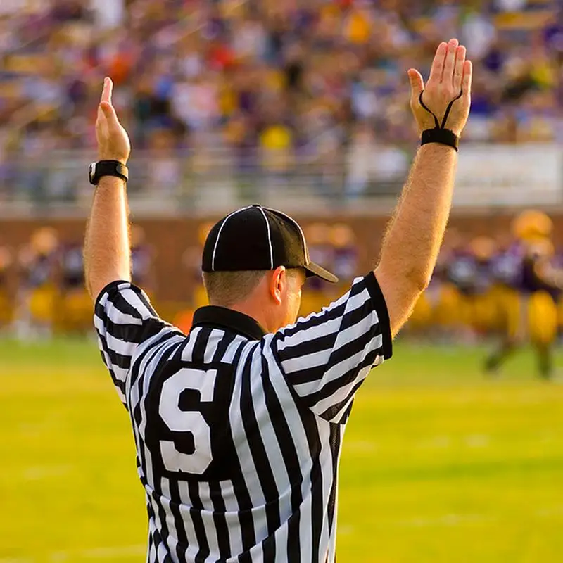 Indicatore verso il basso Polsino da calcio 4 pezzi Braccialetti da calcio Attrezzatura da arbitro professionale per eventi sportivi Facile da