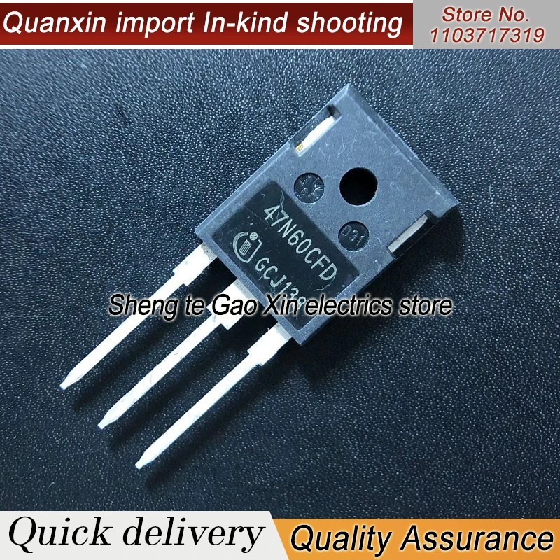 5PCS-10PCS  47N60CFD  SPW47N60CFD 47A600V TO-247  Best Quality Stock